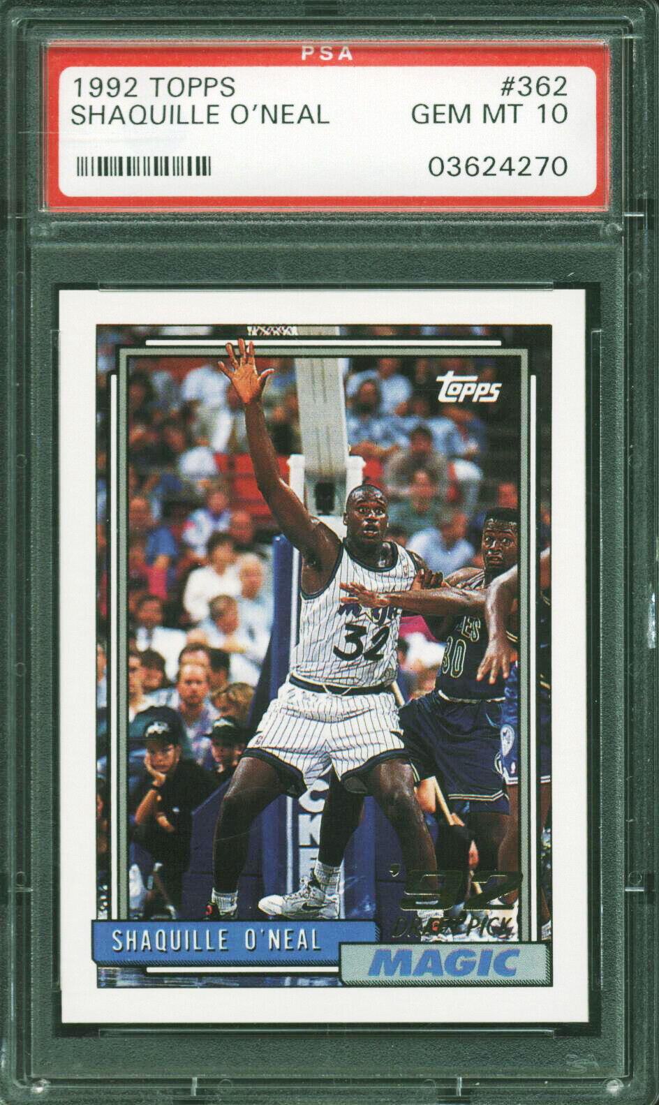 1992 Topps Shaquille O'Neal #362